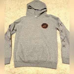 Naruto Shippuden Gray Hoodie